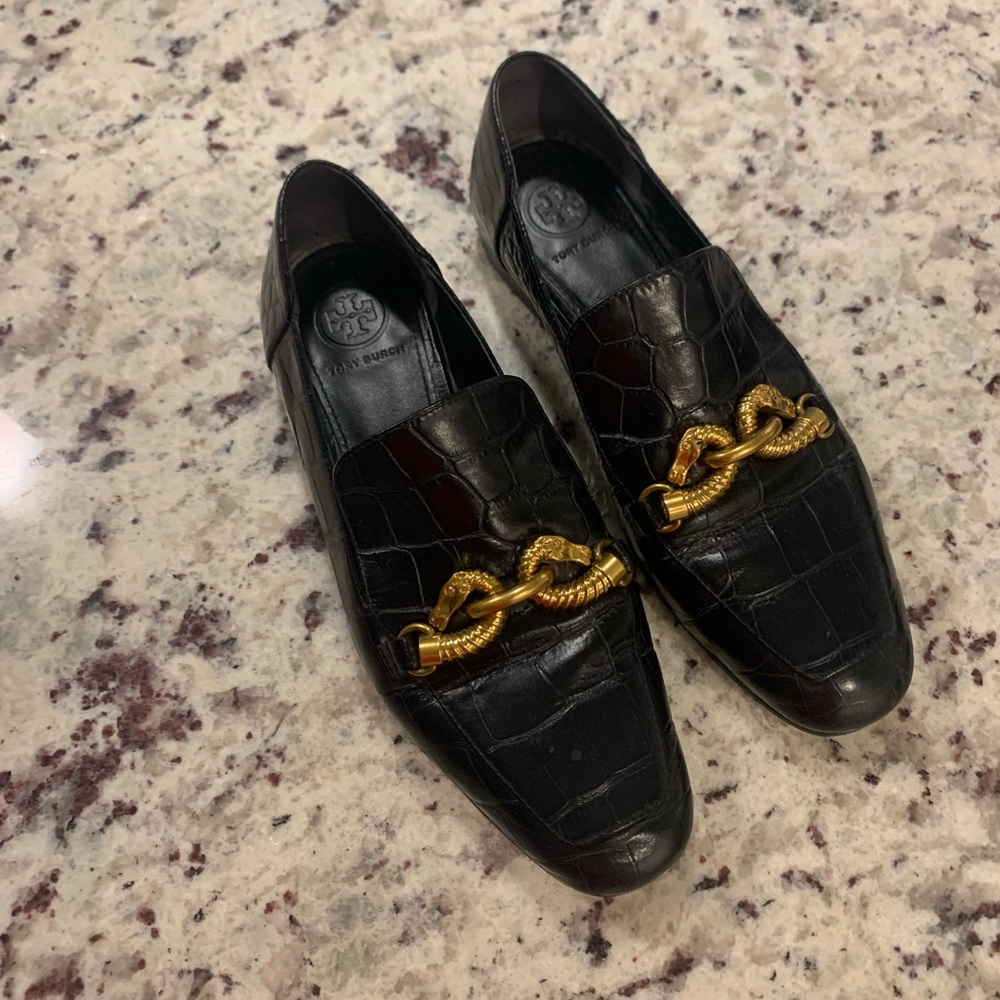 Tory Burch black loafers